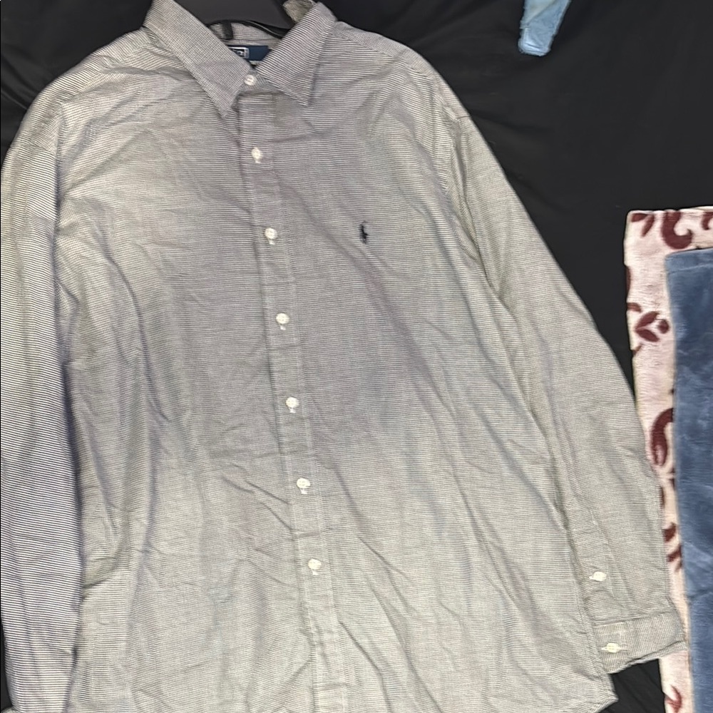 Polo by Ralph Lauren Men's Grey Shirt